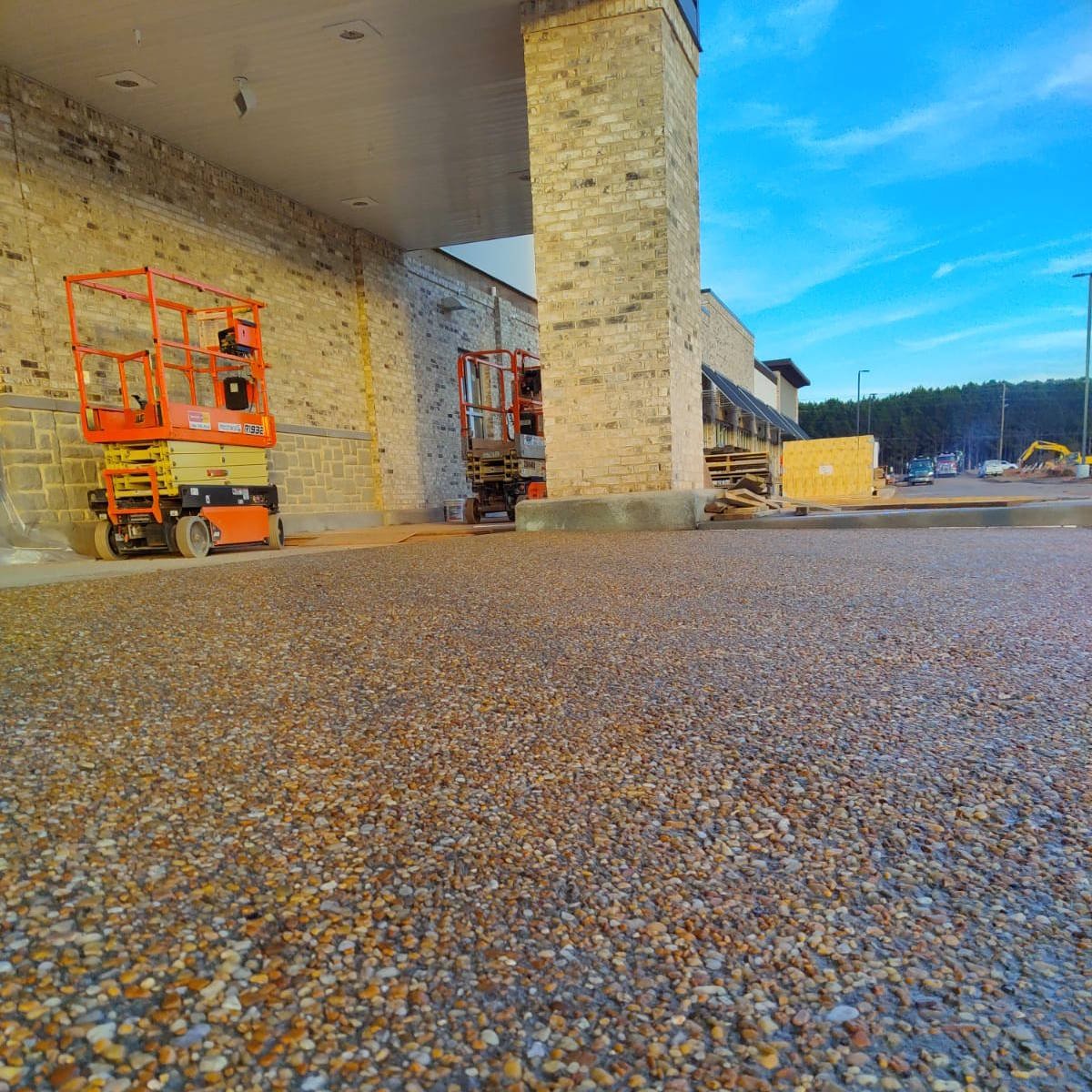 Concrete site work and paving