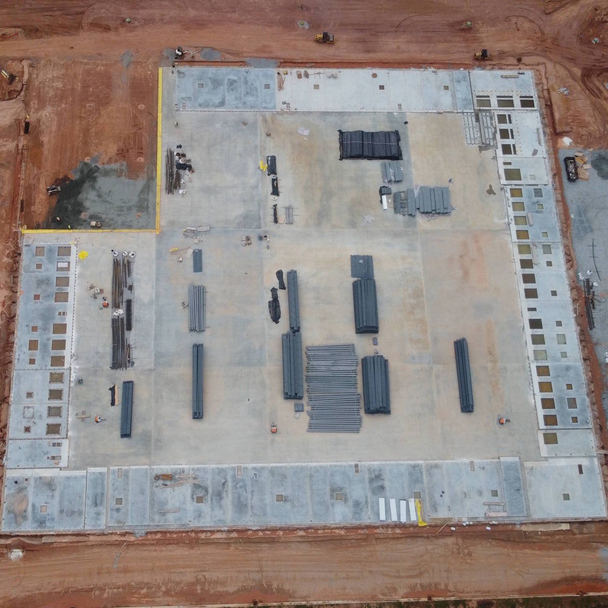 Tilt-up panel erection