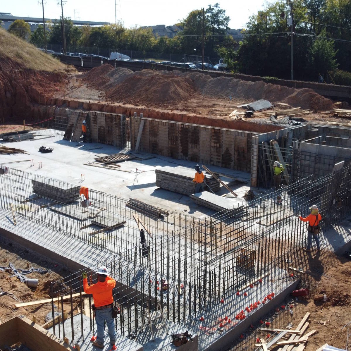 Cast-in-place wall formwork